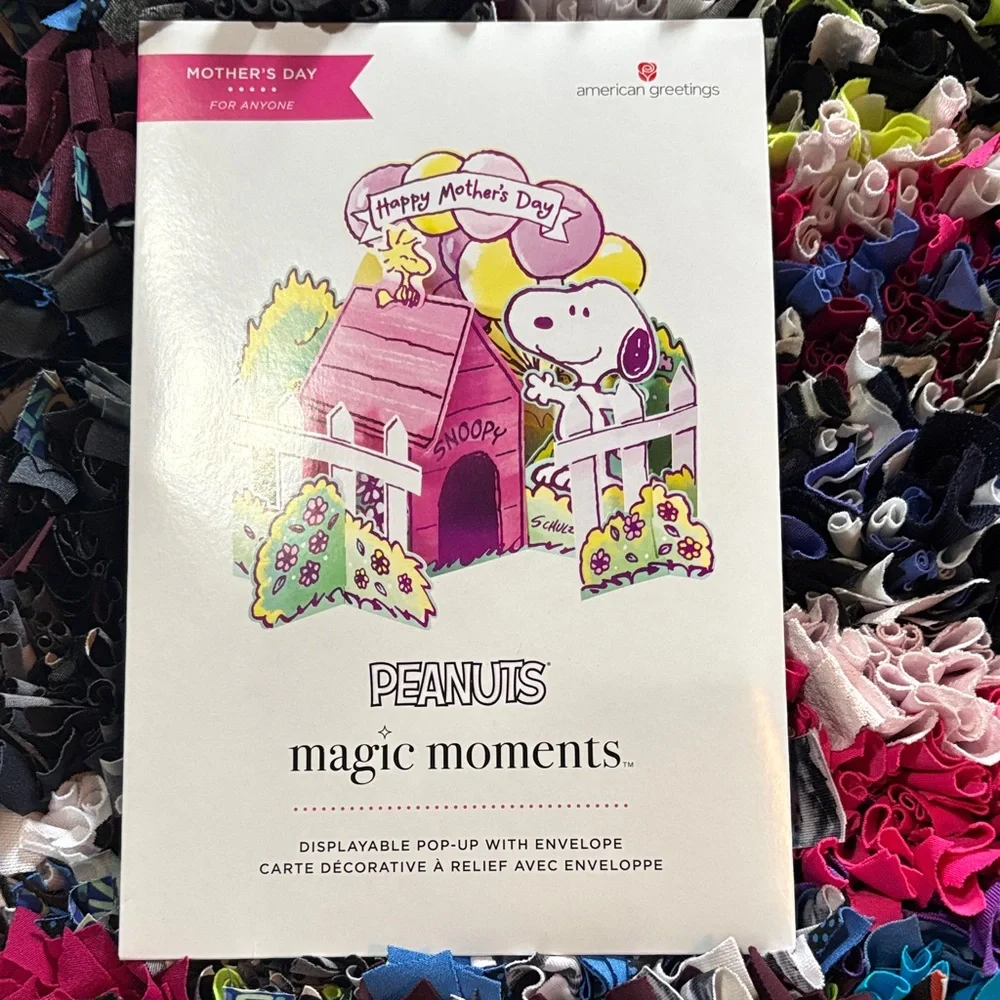 🆕American Greetings-Magic Moments ‘Peanuts’ Mother’s Day Pop Up Card